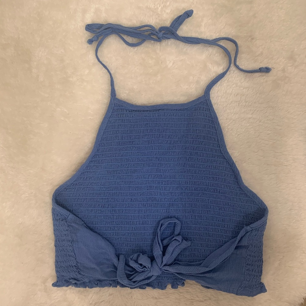 Baby Blue Crop Top - Picture 2 of 2